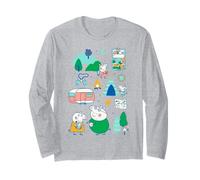 Peppa Pig Family Vacation Outdoor Caravan Camping Trip Manga Larga