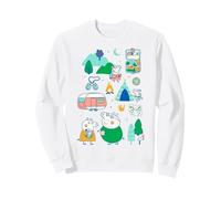 Peppa Pig Family Vacation Outdoor Caravan Camping Trip Sudadera