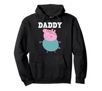 Peppa Pig Father's Day Daddy Bold Text Portrait of Daddy Big Sudadera con Capucha