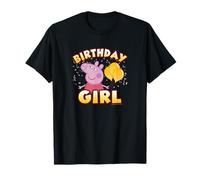 Peppa Pig Feliz Cumpleaños Girl Camiseta