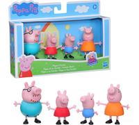 Peppa Pig Figura Caja 4 Personajes 7cm Familia George Mamá Papa HASBRO F2190