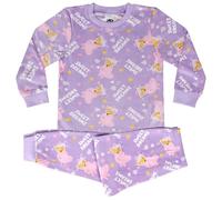 Peppa Pig Forro Polar Supersuave 100% Poliéster Pijama de Manga Larga, Peppa Sleep, 3-4 Años: 104cm, Morado