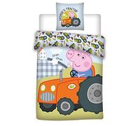 Peppa Pig Funda Nórdica Bebé 100x135 + Funda Almohada 40x60 100% Algodón