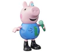 Peppa Pig, George Canta y bromea, Figura de 20 cm, Juguete Musical con más de 50 Sonidos y Canciones, Juguetes preescolares para niñas y niños a Partir de 3 años - Versión en español
