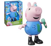 Peppa Pig, George Canta y bromea, Figura de 20 cm, Juguete Musical con más de 50 Sonidos y Canciones, Juguetes preescolares para niñas y niños a Partir de 3 años - Versión en español