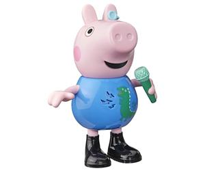 Peppa Pig, George Canta y bromea, Figura de 20 cm, Juguete Musical con más de 50 Sonidos y Canciones, Juguetes preescolares para niñas y niños a Partir de 3 años