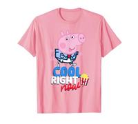 Peppa Pig George Cool Popcorn Aventura Diversión Clásico Dibujos Animados Camiseta