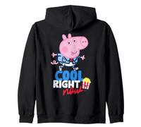 Peppa Pig George Cool Popcorn Aventura Diversión Clásico Dibujos Animados Sudadera con Capucha