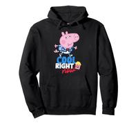 Peppa Pig George Cool Popcorn Aventura Diversión Dibujos Animados Clásico Sudadera con Capucha