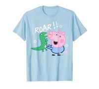 Peppa Pig George Dinosaur Raw Adventure Explora la diversión clásica Camiseta