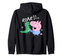 Peppa Pig George Dinosaur Raw Adventure Explora la diversión clásica Sudadera con Capucha