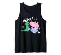 Peppa Pig George Dinosaurio Raw Aventura Explorar Diversión Clásico Camiseta sin Mangas