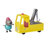 Peppa Pig Granddad Dog's Tow Truck Construction Vehicle and Figure Set Preschool Toys for Boys and Girls 3 Years and Up