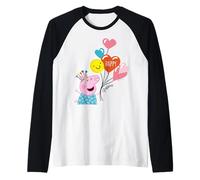 Peppa Pig Happy Birthday Camiseta Manga Raglan