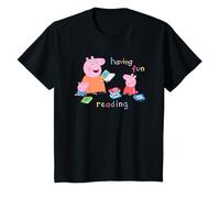 Peppa Pig Having Fun Reading Camiseta