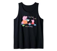 Peppa Pig Having Fun Reading Camiseta sin Mangas