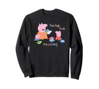 Peppa Pig Having Fun Reading Sudadera