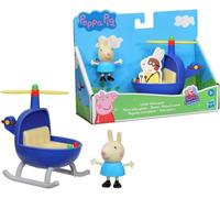 PEPPA PIG Helicóptero Set De Juego Con Figura Rebecca Conejito Hasbro F2742
