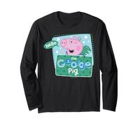 Peppa Pig Hello I Am George Pig Manga Larga