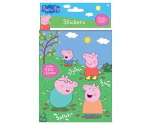 Peppa Pig Hojas de calcomanías de más de 500 calcomanías para niños, regalo de actividades creativas a partir de 3 años