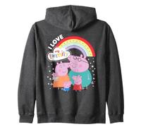 Peppa Pig I Love My Family Sudadera con Capucha