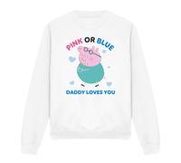 Peppa Pig Jersey Pink Or Blue Daddy Pig Loves You para Adultos Unisex (TV21379)
