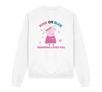 Peppa Pig Jersey Pink Or Blue Grandma Pig Loves You para Mujer (TV21374)
