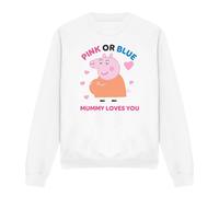 Peppa Pig Jersey Pink Or Blue Mummy Pig Loves You para Mujer (TV21395)