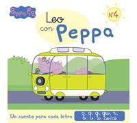 Peppa Pig. Lectoescritura - Leo con Peppa. Un cuento para cada letra: c, q, g, gu, r (sonido suave), b, v, z, ce-ci (Altea)
