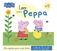 Peppa Pig. Lectoescritura - Leo con Peppa. Un cuento para cada letra: j, ge, gi, ll, ñ, ch, x, k, w, güe-güi (Altea)