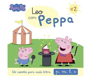 Peppa Pig. Lectoescritura - Leo con Peppa. Un cuento para cada letra: p, m, l, s (Altea)