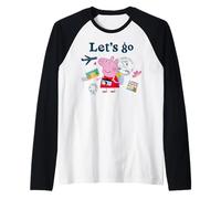 Peppa Pig Let's Go Camiseta Manga Raglan