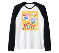 Peppa Pig Let's Play Camiseta Manga Raglan