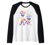 Peppa Pig Lets Play Camiseta Manga Raglan
