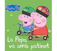 Peppa Pig. Llibre de cartró - Pepa va amb patinet, La