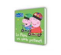 Peppa Pig. Llibre de cartró - Pepa va amb patinet, La