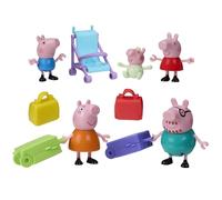 Peppa Pig, Los Viajes de Peppa: Gran Aventura Familiar, Set de Figura y Accesorios, Incluye a la bebé Evie, Juguetes preescolares para niños y niñas, A Partir de 3 años