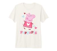 Peppa Pig Love Hearts Pose Happy Friends Fun Classic Forever Camiseta Premium
