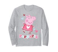 Peppa Pig Love Hearts Pose Happy Friends Fun Classic Forever Manga Larga