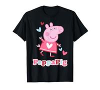 Peppa Pig Love Hearts Pose Happy Friends Fun Forever Classic Camiseta