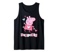 Peppa Pig Love Hearts Pose Happy Friends Fun Forever Classic Camiseta sin Mangas