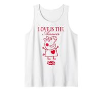 Peppa Pig Love Is The Answer Valentine Camiseta sin Mangas