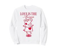 Peppa Pig Love Is The Answer Valentine Sudadera