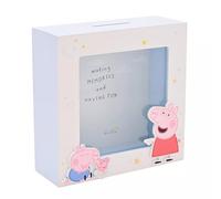 Peppa Pig Making Memories - Hucha con ranura para monedas, caja de ahorros para niños