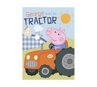 Peppa Pig - Manta de Forro Polar (100 x 140 cm, con George Pig y su Tractor)