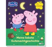 Peppa Pig: Meine liebste Gutenachtgeschichte: Pappbilderbuch mit Glow-in-the-Dark-Effekten auf jeder Seite