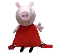 Peppa Pig - Mochila Peluche, Mochila infantil 3D, Con asas desmontables y ajustables, Color Rosa, Producto Oficial (CyP Brands)