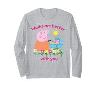 Peppa Pig Mummy Pig Evie Walks with You Manga Larga