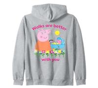 Peppa Pig Mummy Pig Evie Walks with You Sudadera con Capucha