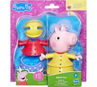 Peppa Pig Muñeca Figura De Disfraz 15cm Con 6 Accesorios Moda Lluvia Y Nieve
